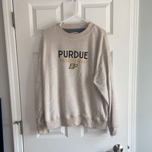 Champion Cream Purdue Boilermakers Sweatshirt